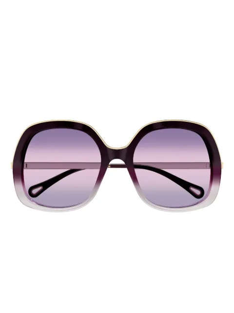 Chloé Eyewear round frame sunglasses Purple CH0327S