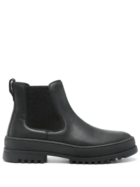 Blauer leather chelsea boots Black F5IUKA02LEA
