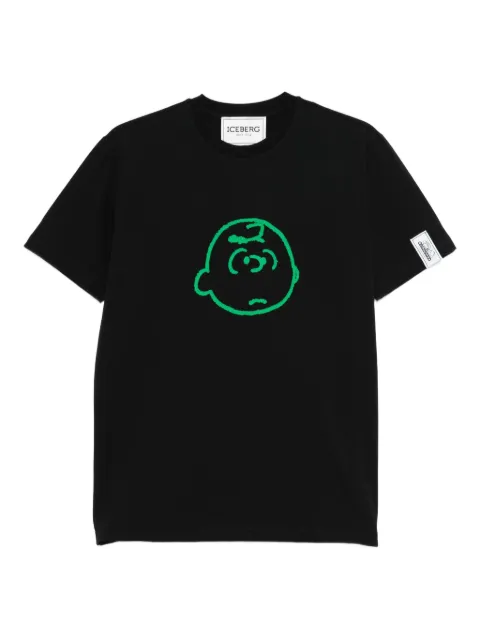 Iceberg graphic-print T-shirt Black 25II1P0F0136318