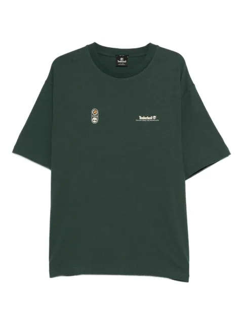 Timberland logo-print T-shirt Green TB0A5NPX