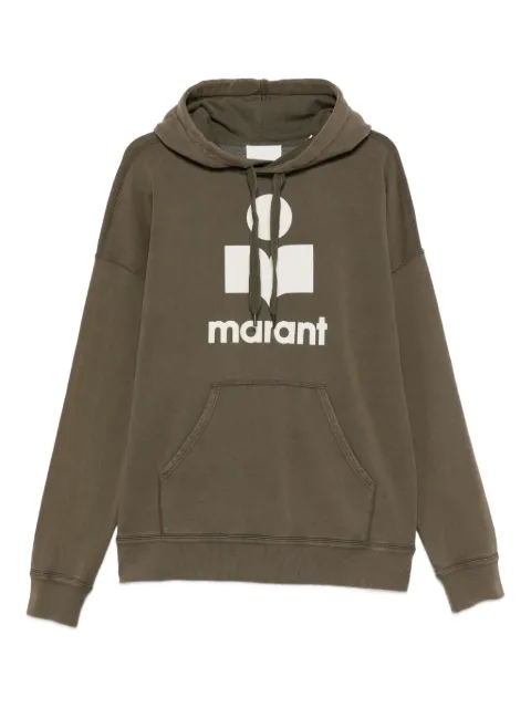 VALENTINO GARAVANI EYEWEAR logo-print hoodie Brown SW0027HAC3M06H