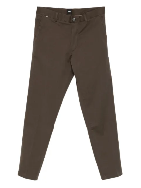 BOSS stretch-design chino trousers Brown 50555161