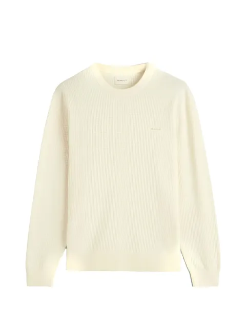 Gant crew-neck sweater Neutrals 8050196