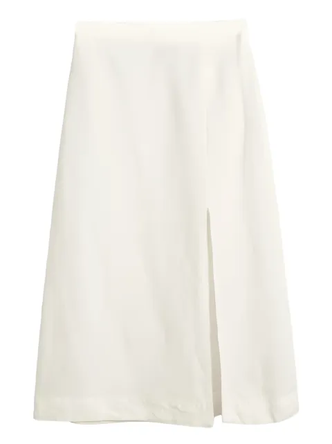 Gant split midi skirt White 4400123