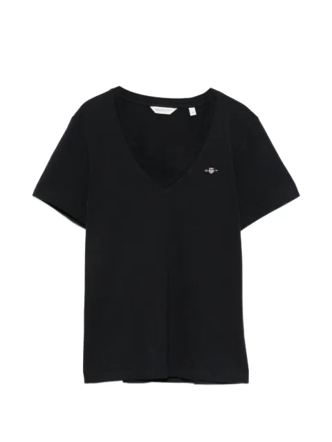 Gant V-neck T-shirt Black 4200750