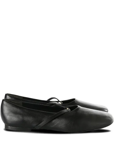 Tory Burch leather ballet flats Black 178076