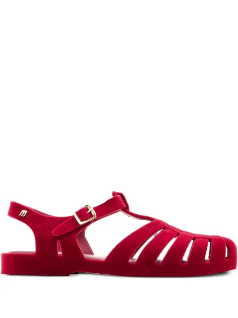 Melissa Possession Velvet sandals Red 37845