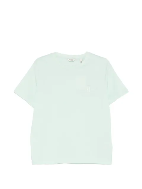 Gant logo-detail T-shirt Green 4200262