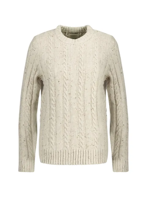 Gant cable-knit sweater Neutrals 4805286