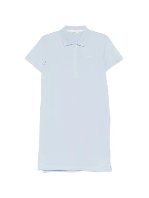 Gant polo-collar short-sleeve dress Blue 4200583