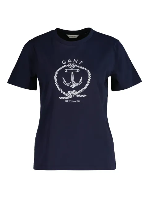 Gant anchor-graphic T-shirt Blue 4200572