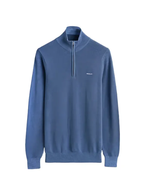 Gant zip polo shirt Blue 8040523
