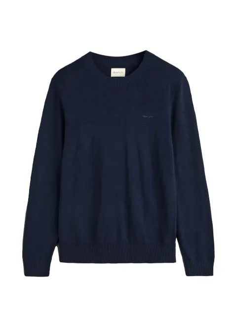 Gant logo crew-neck sweater Blue 8050190