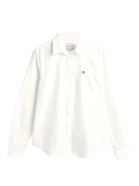 Gant buttoned logo shirt White 4300141
