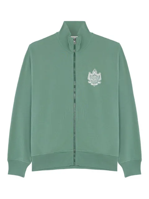 Maison Kitsuné zip sweatshirt Green KM00328KM0027