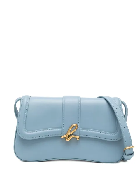 agnès b. logo-plaque crossbody bag Blue P742VCZ4