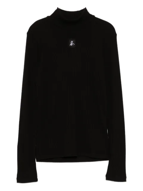 agnès b. logo-embroidered top Black EDJ9JIM8