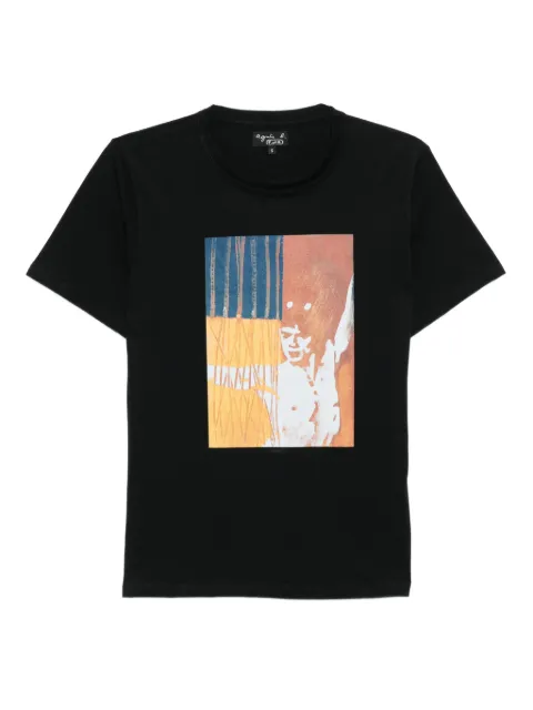 agnès b. x Brendan Lynch Le Mixte T-shirt Black EAI1SFJ7