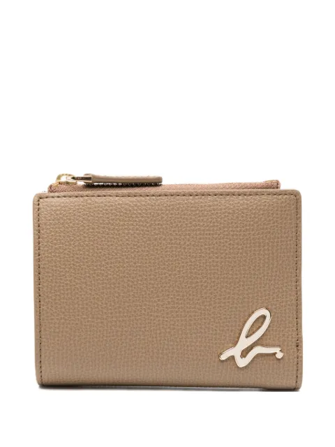 agnès b. leather wallet Brown P295VCU6