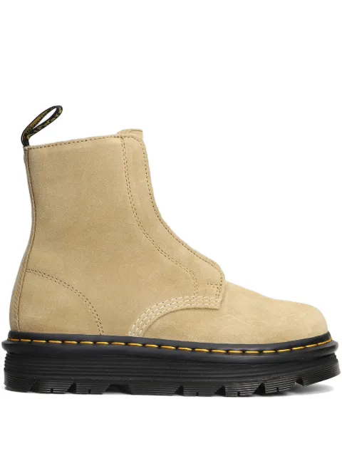 Dr. Martens laceless slip-on suede boots Neutrals 42246200