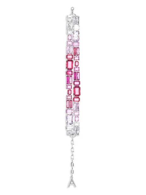 AREA crystal cluster choker necklace Pink FW25AWJW0058OT01