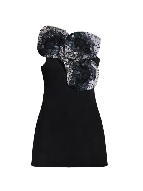 AREA embroidered mini dress Black FW25AWDR0202FA01