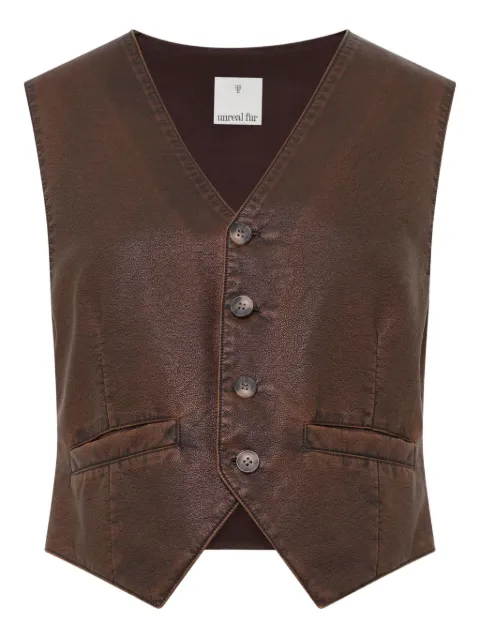 Unreal Fur Win Win buttoned waistcoat Brown URF8340305