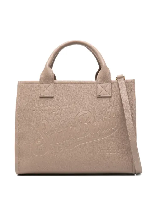 MC2 Saint Barth large Vanity leather tote bag Neutrals VANBG001