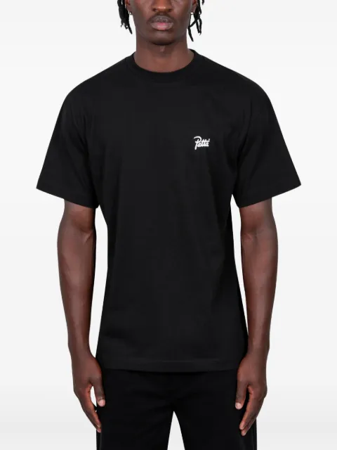 PATTA lighters family T-shirt Black POCAW2510002900095001