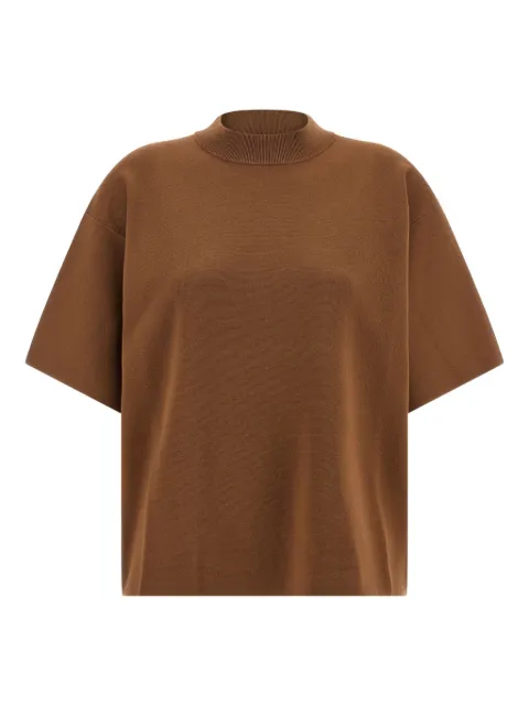 Max Mara crew neck top Brown 2526366101600