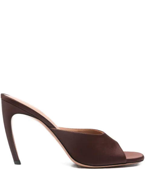 The Attico Betta heeled sandals Brown 260WSH00886