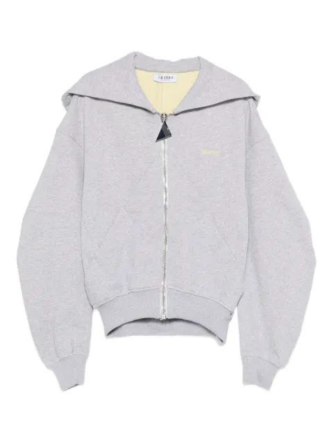 The Attico zip-up hoodie Grey 260WCF00015JJF007AA