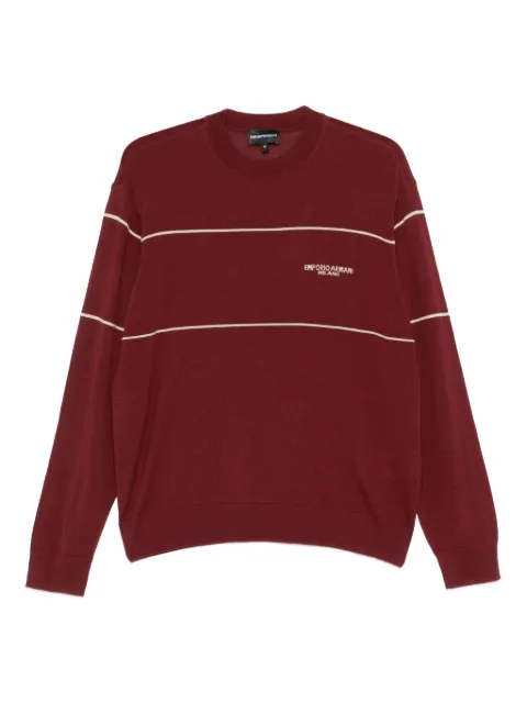 Emporio Armani striped sweater Red EM002796AF14199