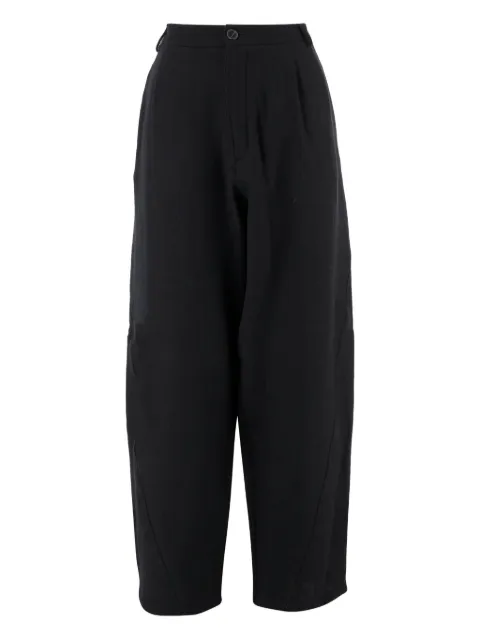DARKPARK pleated straight trousers Black WTR36FAW280099
