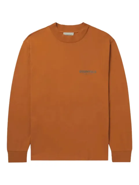 FEAR OF GOD ESSENTIALS x Mr. Porter logo T-shirt Brown F95461A9