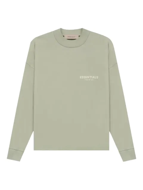 FEAR OF GOD ESSENTIALS long-sleeve T-shirt Green FOGELSTSEAF