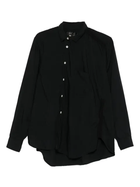 Black Comme Des Garçons asymmetric shirt Black 1PB004W25