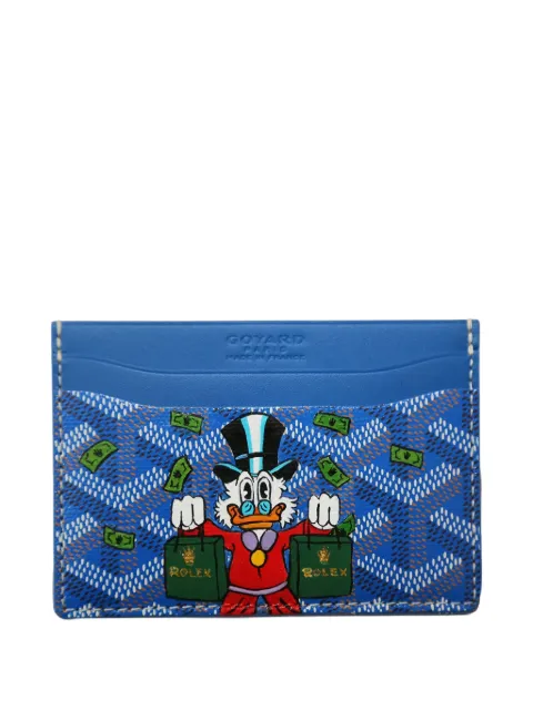 Goyard Pre-Owned customised Saint-Sulpice graphic card holder Blue DPGOY8074