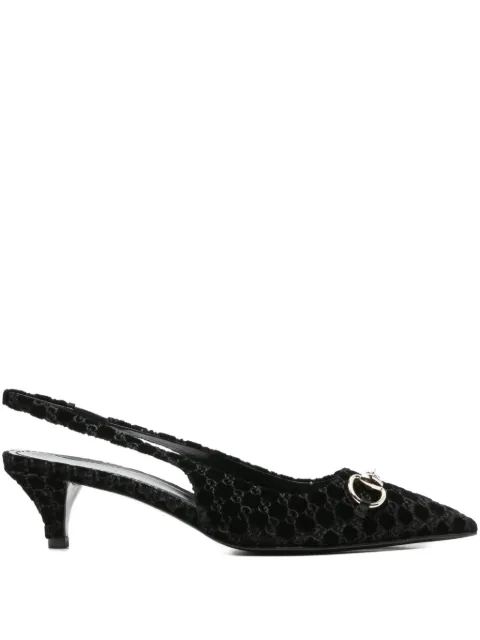Gucci slingback pumps Black 835978FAETG