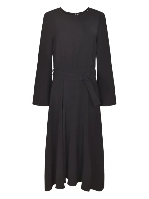P.A.R.O.S.H. flared sleeve belted dress Blue D726077POKER25