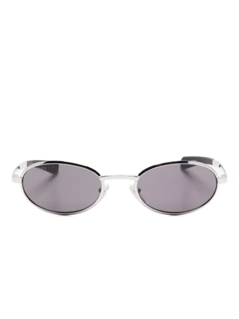 Gucci Eyewear oval-frame sunglasses Silver GG1942S