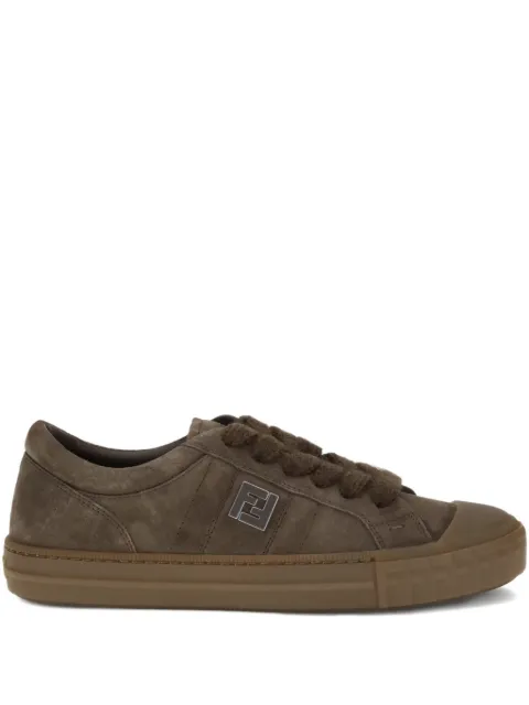 FENDI domino logo trainers Brown 7E1706QK9