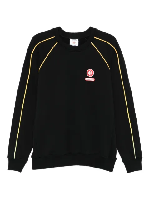 Casablanca logo-appliqué sweatshirt Black MAW25JTP43701