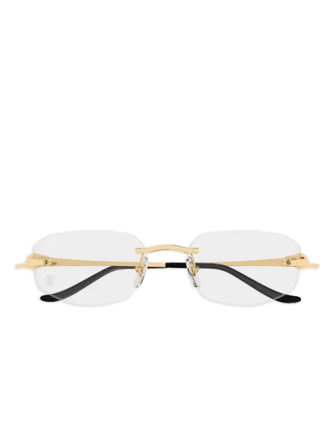 Cartier Eyewear Panthère rimless glasses Gold CT0601O001