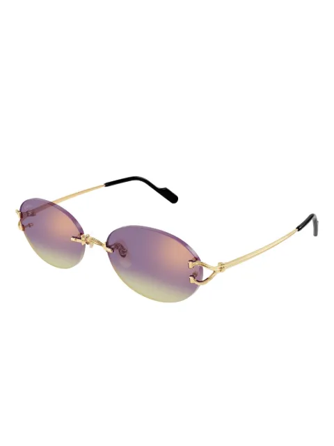 Cartier Eyewear round-frame sunglasses Gold CT0551S006
