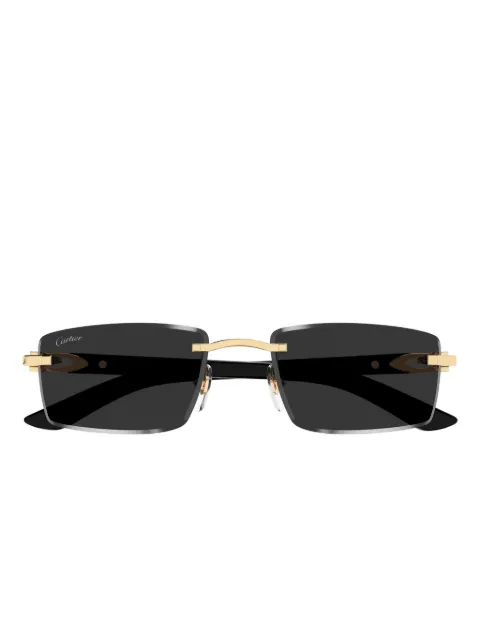Cartier Eyewear rectangle-frame sunglasses Black CT0582S001