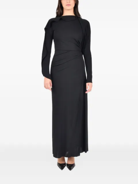 Victoria Beckham ruffled-detail maxi dress Black 1425WDR006960ABLACK