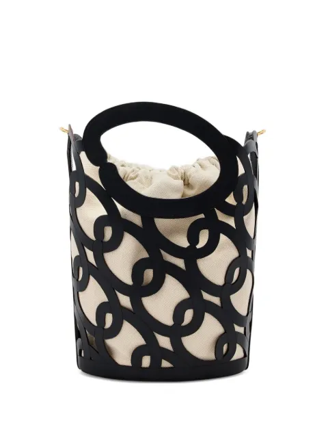 Oscar de la Renta cut-out handle tote bag Black 26RH197CLFBLK