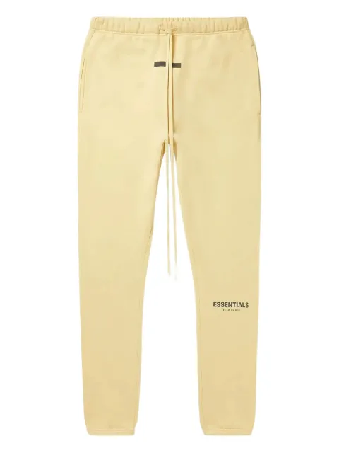FEAR OF GOD ESSENTIALS elasticated-waistband track-pants Yellow BE22892B