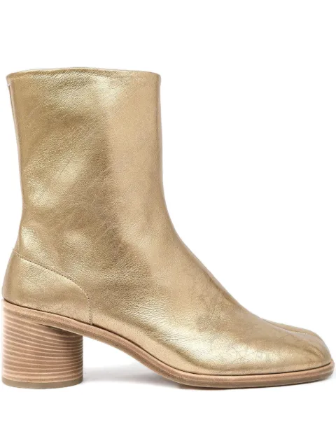 Maison Margiela Tabi block-heel ankle boots Gold S58WU0246P7453